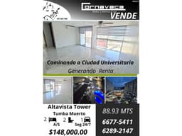 VENDO APARTAMENTO ALTAVISTA TOWER REMODELADO