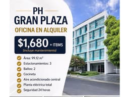 OFICINA EN ALQUILER - PH Gran Plaza