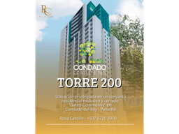 VENTA DE APARTAMENTO EN CONDADO DEL REY - CONDADO GARDENS TORRE 2