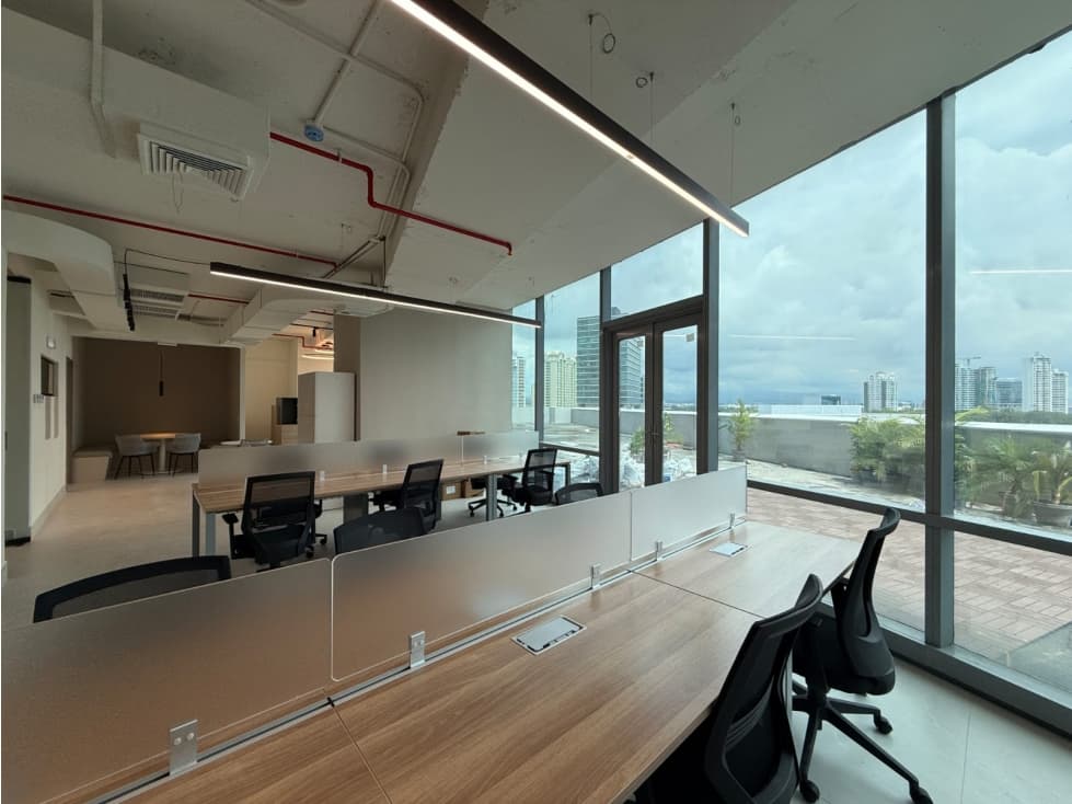ALQUILER OFICINA AMOBLADA 258m2 FINANCIAL PARK COSTA DEL ESTE PT — foto 3