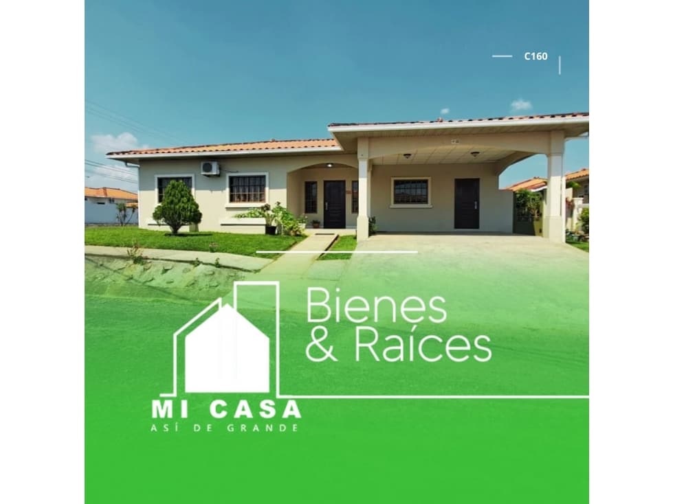 Se Vende Casa En Paseo Del Rio Penonomé Código C160 — foto 1