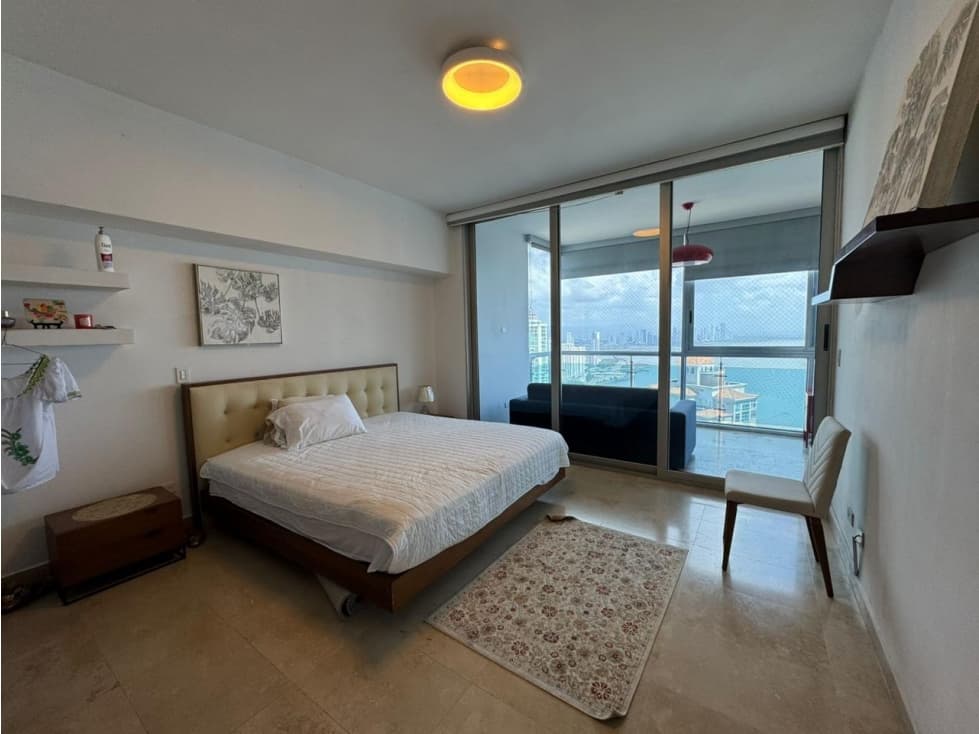 amoblado en piso alto Punta Pacífica Aqualina — foto 6