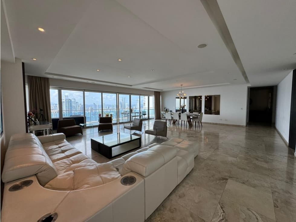 amoblado en piso alto Punta Pacífica Aqualina — foto 5