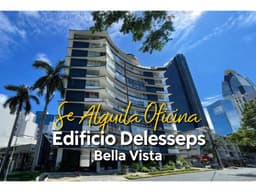 OFICINA |PH DELESSEPS | SE RENTA | BELLA VISTA | 87M2 | 2 AREAS |1PARK