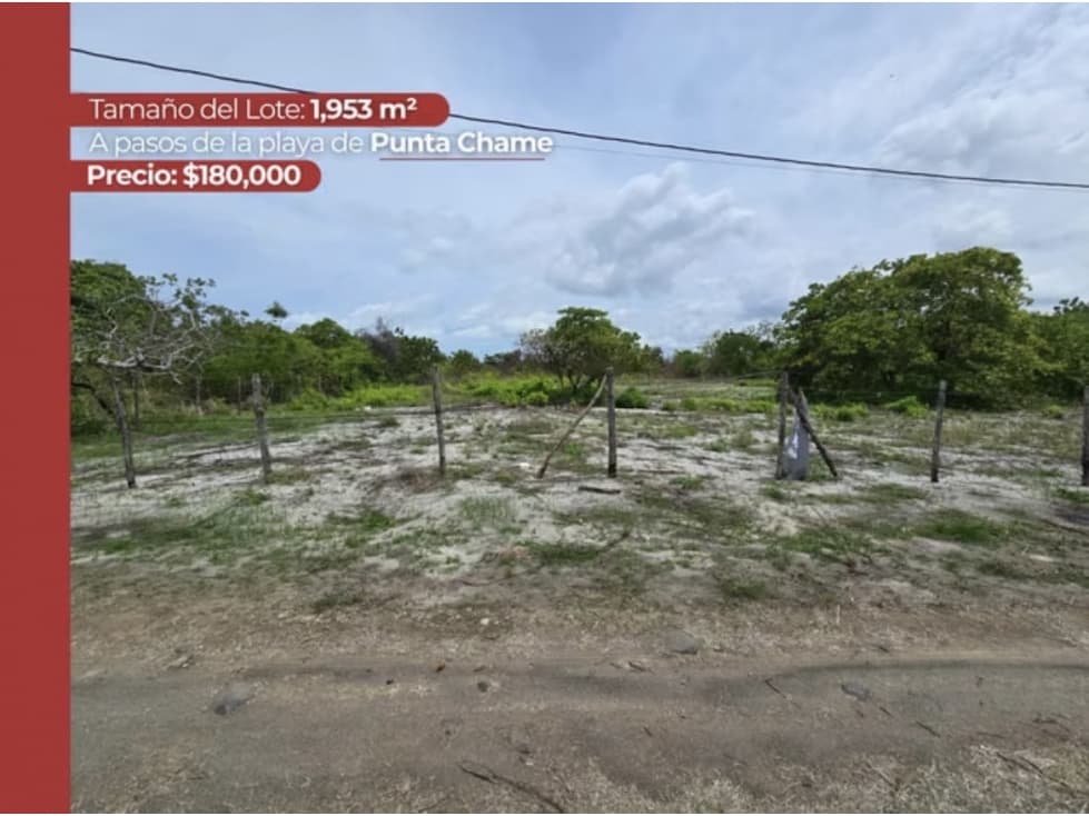 TERRENO / PUNTA CHAME / 1953 M2 / CERCA DE LA PLAYA — foto 2