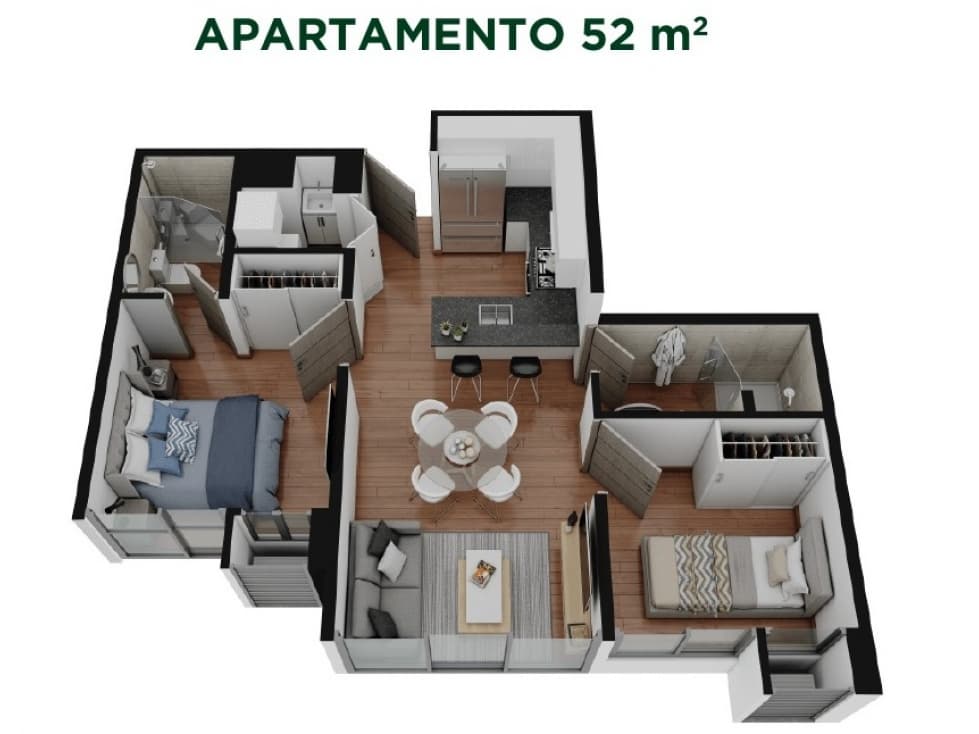 PRE - VENTA APARTAMENTO PANORAMA 360 - GREEN CITY — foto 2