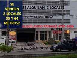 Se Alquilan 2 Locales Tumba Muerto 55 // 64 Mts. $799.oo $960.oo