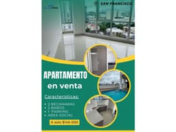 VENTA DE APARTAMENTO EN SAN FRANCISCO