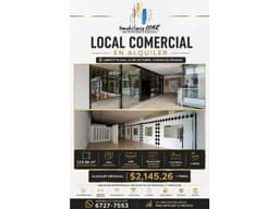 LOCAL COMERCIAL EN ALQUILER // LIBERTY PLAZA 12 DE OCTUBRE RR