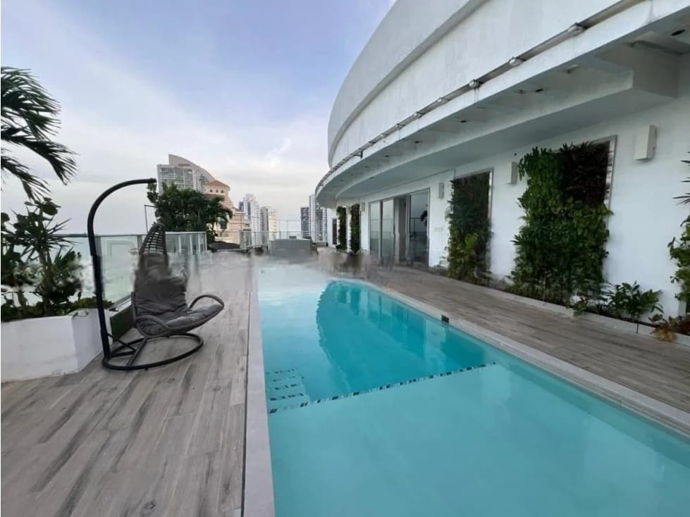 VENTA PENTHOUSE PUNTA PACIFICA 985 M2 AMOBLADO Y PISCINA MLD — foto 2