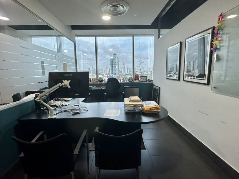 OFICINA AMOBLADA EN PUNTA PACIFICA 258m2 TORRE DE LAS AMERICAS YL — foto 2