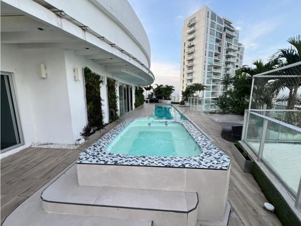 VENTA PENTHOUSE PUNTA PACIFICA 985 M2 AMOBLADO Y PISCINA MLD — foto 3