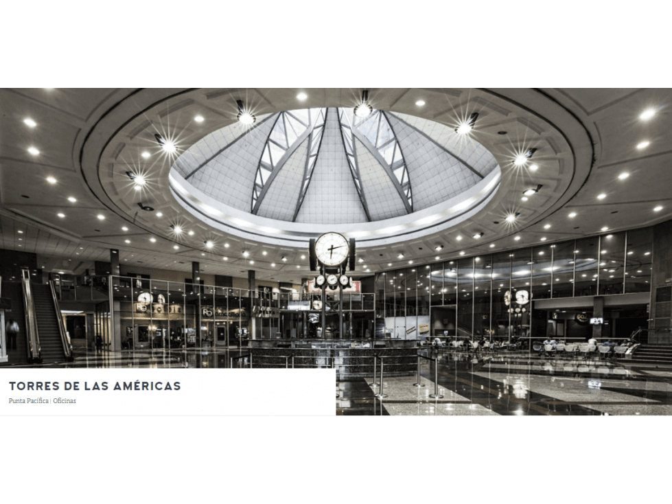 OFICINA AMOBLADA DE 408 M2 TORRE LAS AMERICAS — foto 2