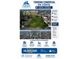TERRENO COMERCIAL DE 1.4 HA EN JUAN DÍAZ | FRENTE VÍA PRINCIPAL