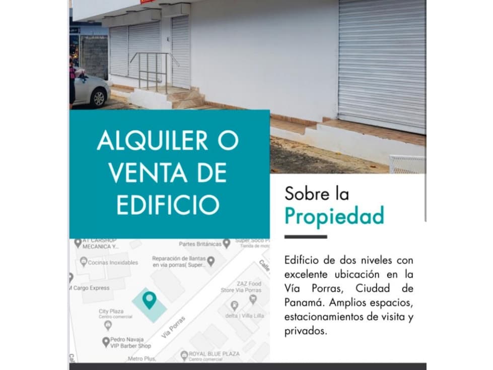 alquilo local con terreno de 740m2 y 300 de construcion de 2 niveles — foto 1